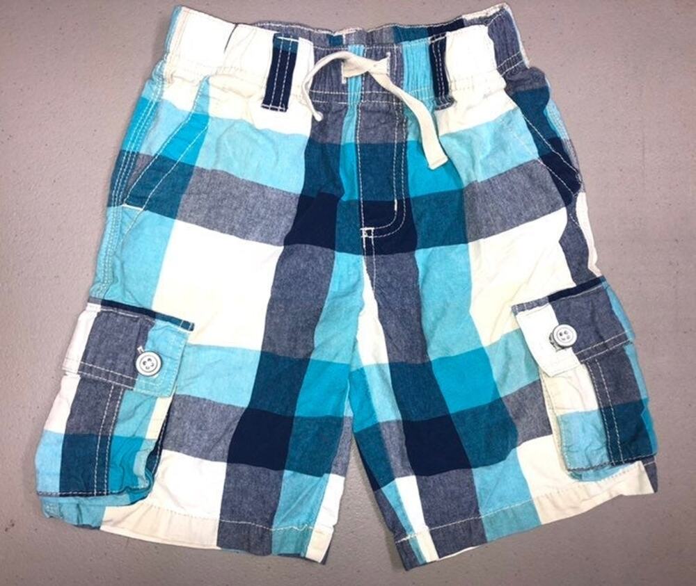 Gymboree Plaid Cargo Shorts Boys 6
